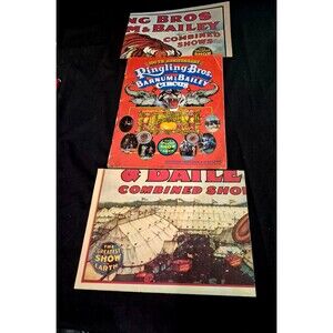 100th Anniversary Ringling Bros. Barnum & Bailey Circus Souvenir Program Posters